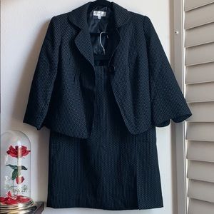 Black Blazer and Skirt Set